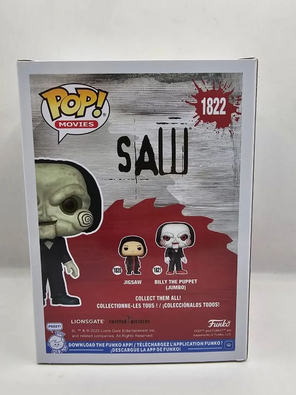 Funko Pop Saw! Billy the Puppet #1822 - 9500 peças - Foto 5