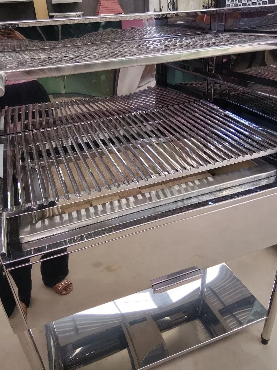 Churrasqueira em aço inox  - Foto 4