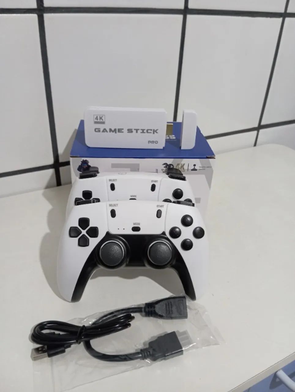 Gamestick Retrô M15 Pro (20Mil Jogos Já Instalados para sua TV) 02 Controles Sem Fio Novo - Foto 5