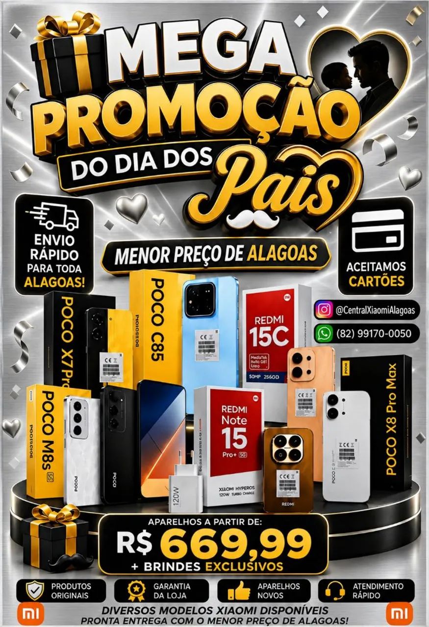 Xiaomi Poco X8 Pro Max 5G, Poco X7 Pro 5G, Redmi Note 15 Pro 5G e Diversos Modelos 