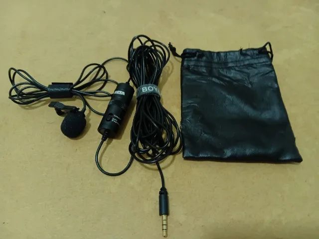 Microfone Lapela Boya BY-M1 Compatível Câmera e Smartphone - Foto 3