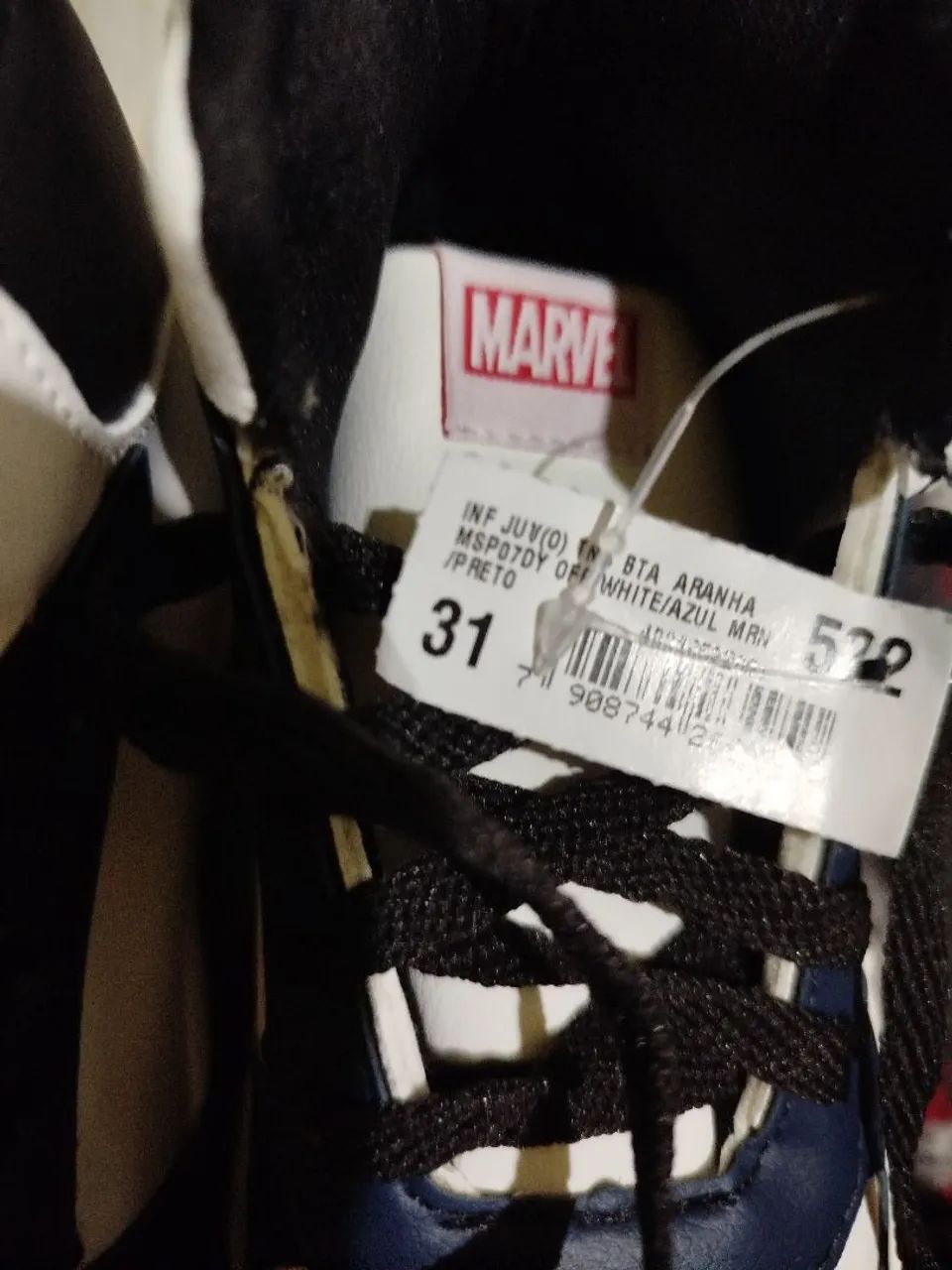 Tênis escolar Spider man NOVO - Foto 2