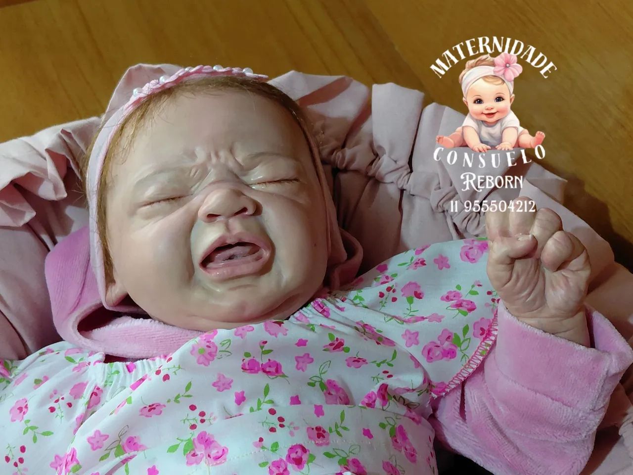 Bebê Reborn acompanha a caminha 