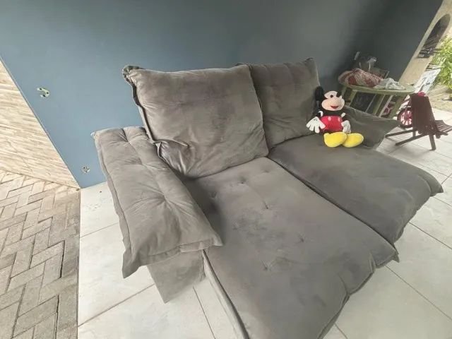 Sofá retrátil 2.30m de braço a braço - Foto 2