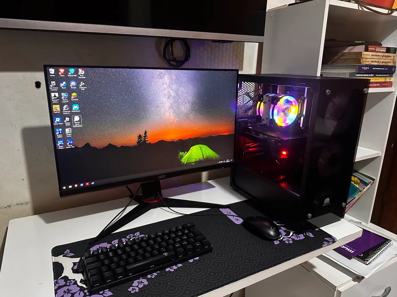PC GAMER, RX 5500 XT, XEON E5 2640 V3, USADO!