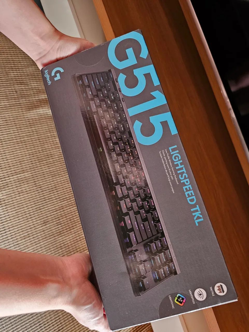 Teclado Logitech G515 Lightspeed TKL Wireless - Perfil Baixo