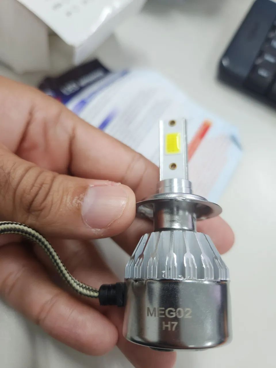 Lâmpadas de led h7 C6 - Foto 2