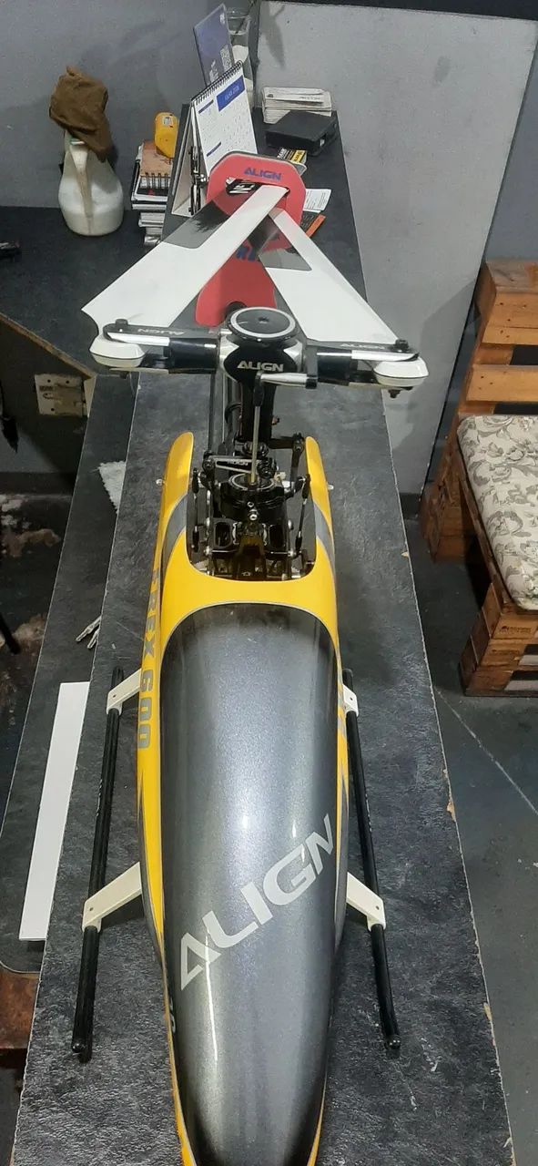 Helicoptero trex 600 esp flybarless original Align - Foto 2