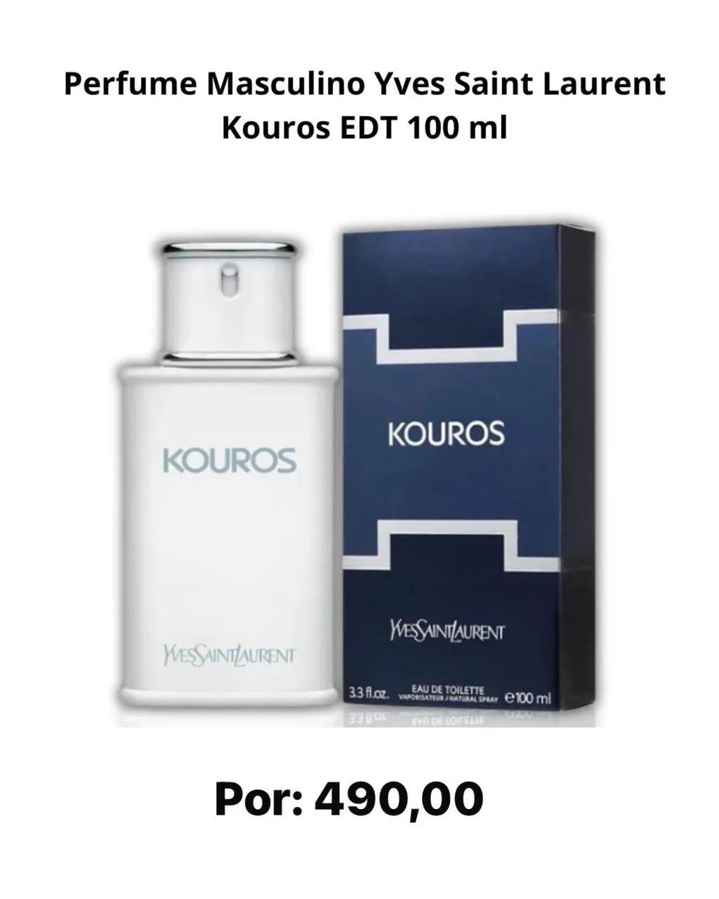 PERFUME MASCULINO KOUROS 100ML