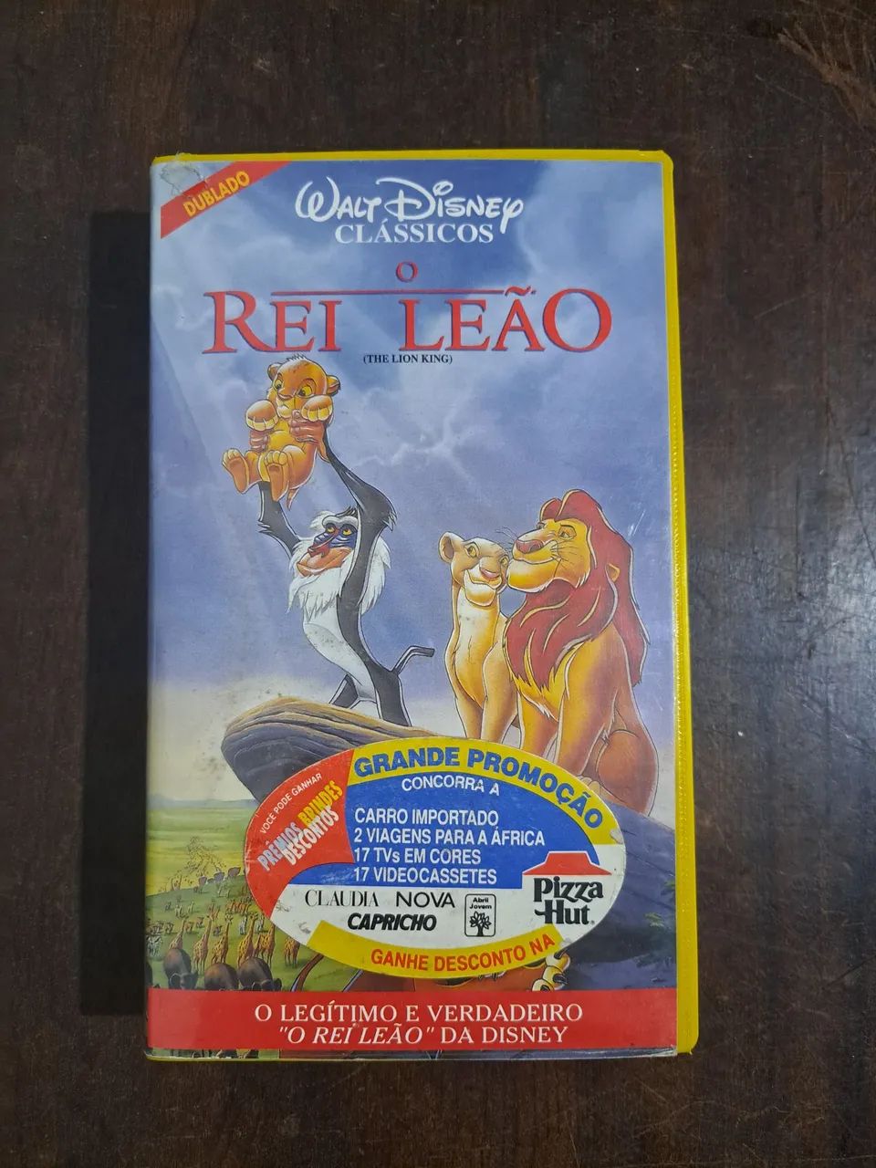 VHS O Rei Leão Disney Fita Dublada - Foto 2