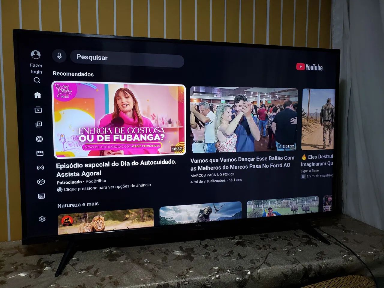 Smart tv 50 polegadas led 4k  - Foto 3