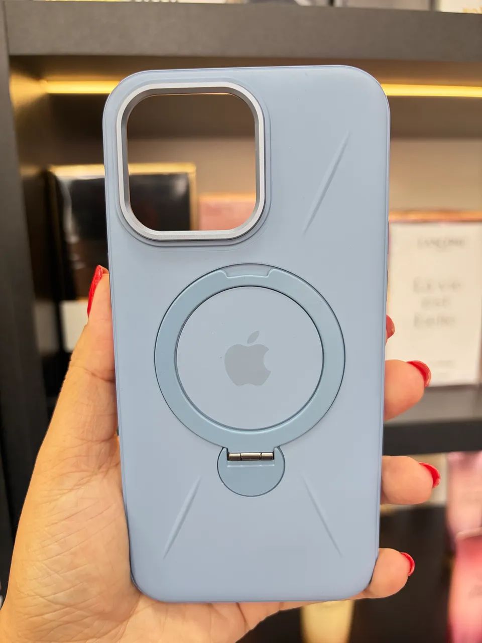 Capa iPhone 13 -14Pro Max - 15 -15 Pro Max com suporte (Novo)  - Foto 3