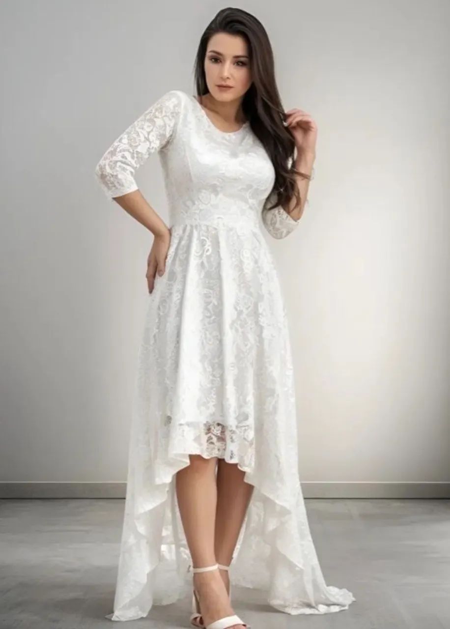 Vestido branco novo TAM M - Foto 4