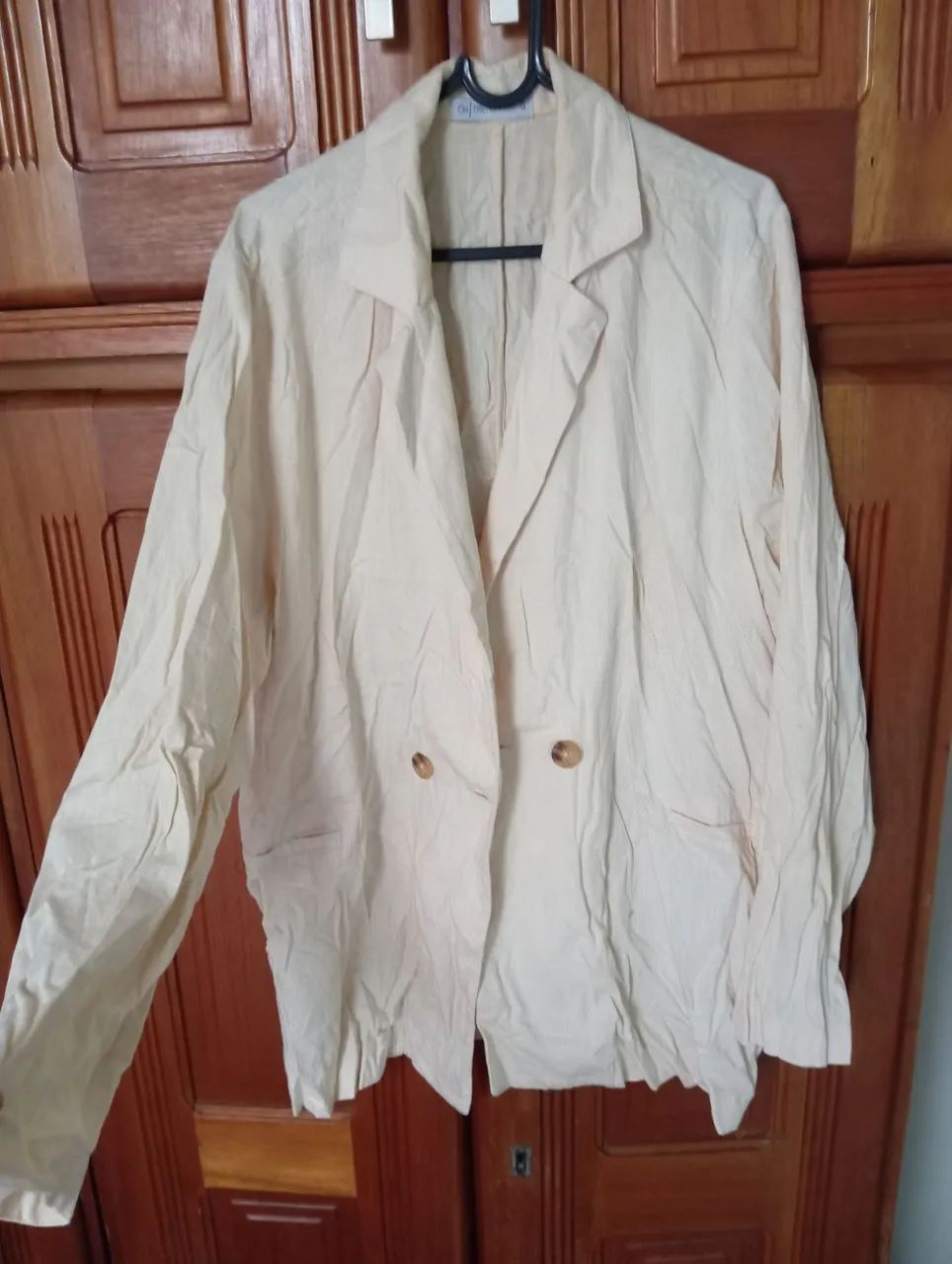 Blazer de Linho oversize feminino