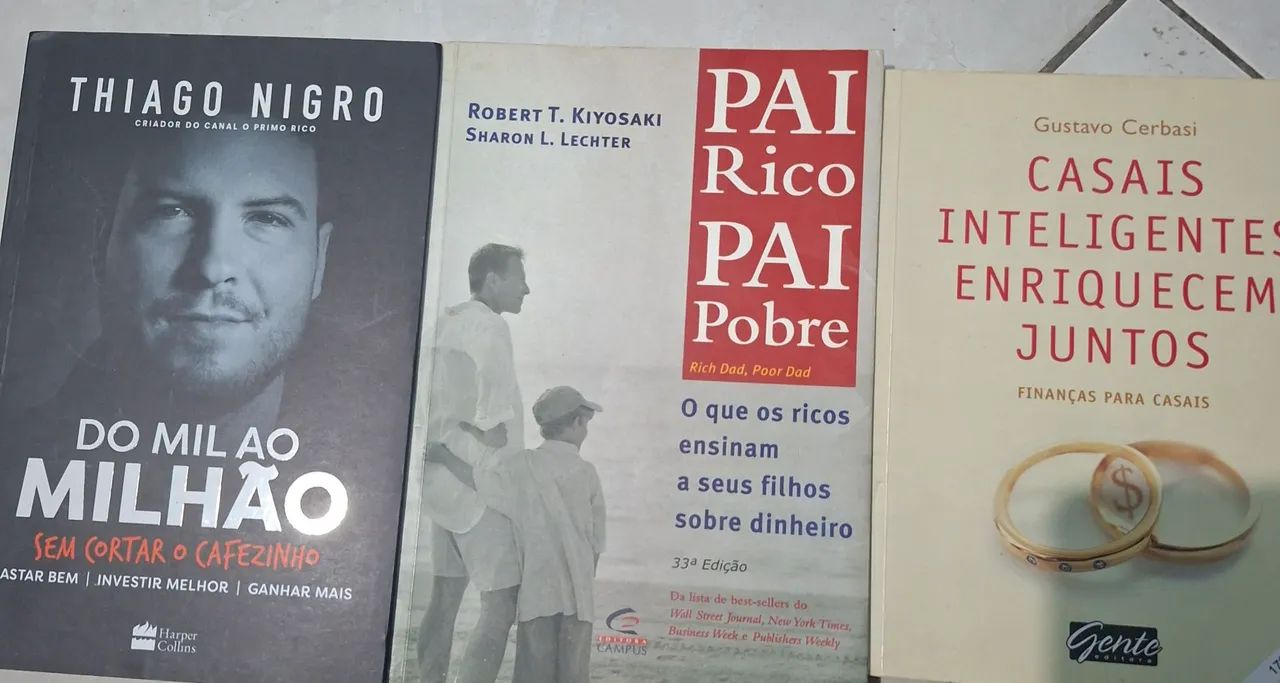 Kit livros para ficar rico