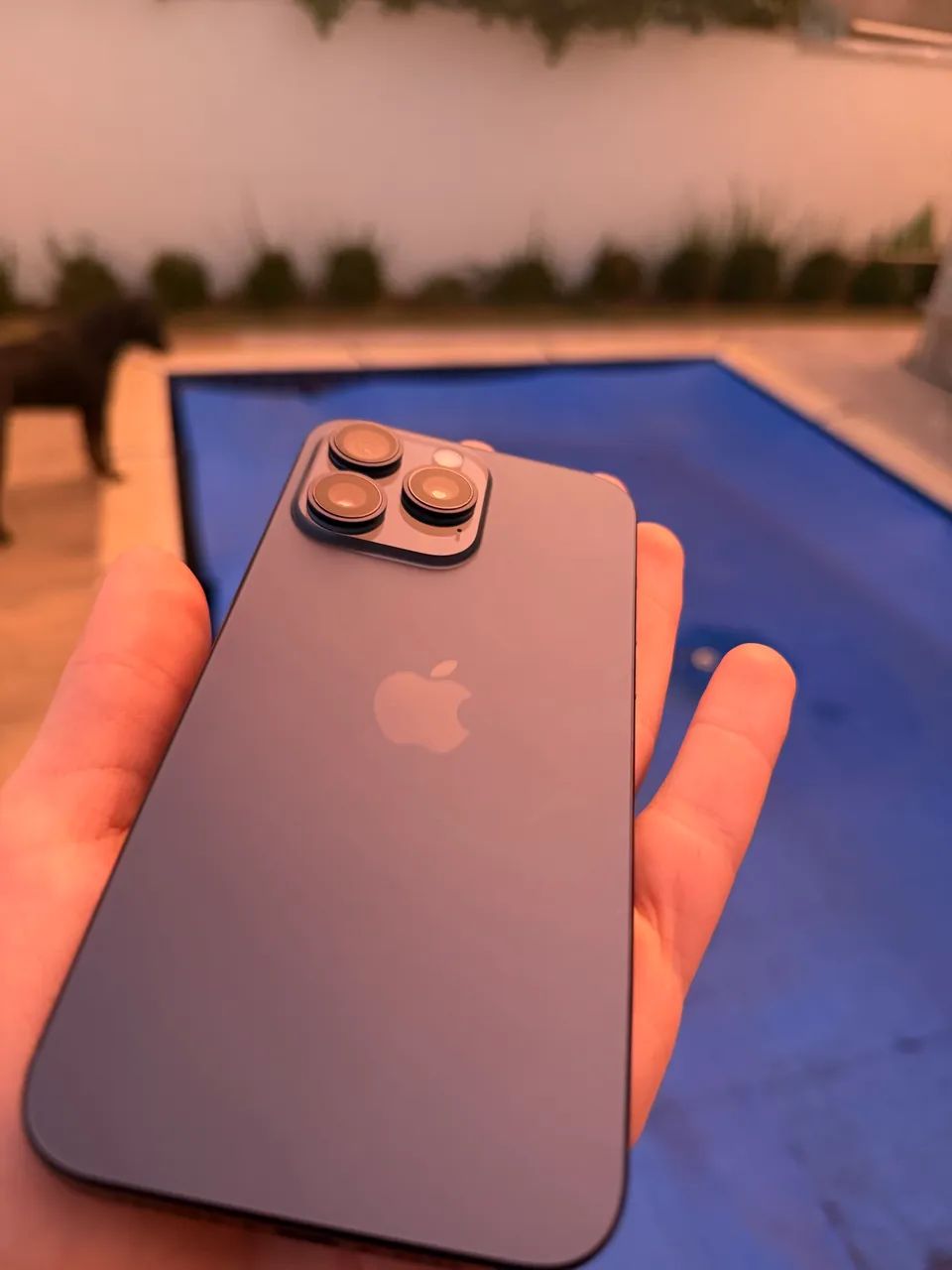 IPHONE 15 PRO MAX 256gb AZUL TITÂNIO  - Foto 5