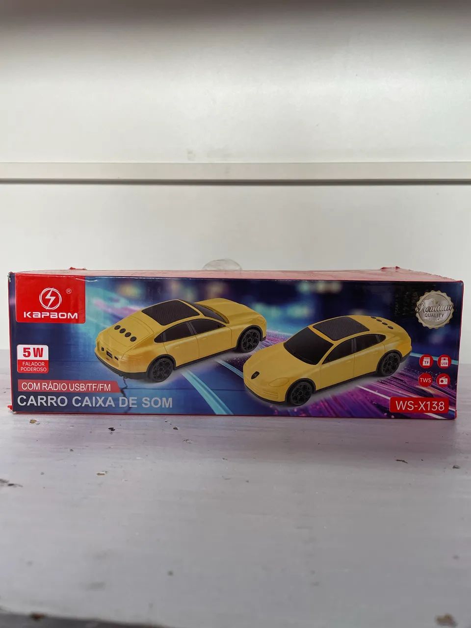 Caixa de Som Bluetooth Carro Esportivo - Foto 2