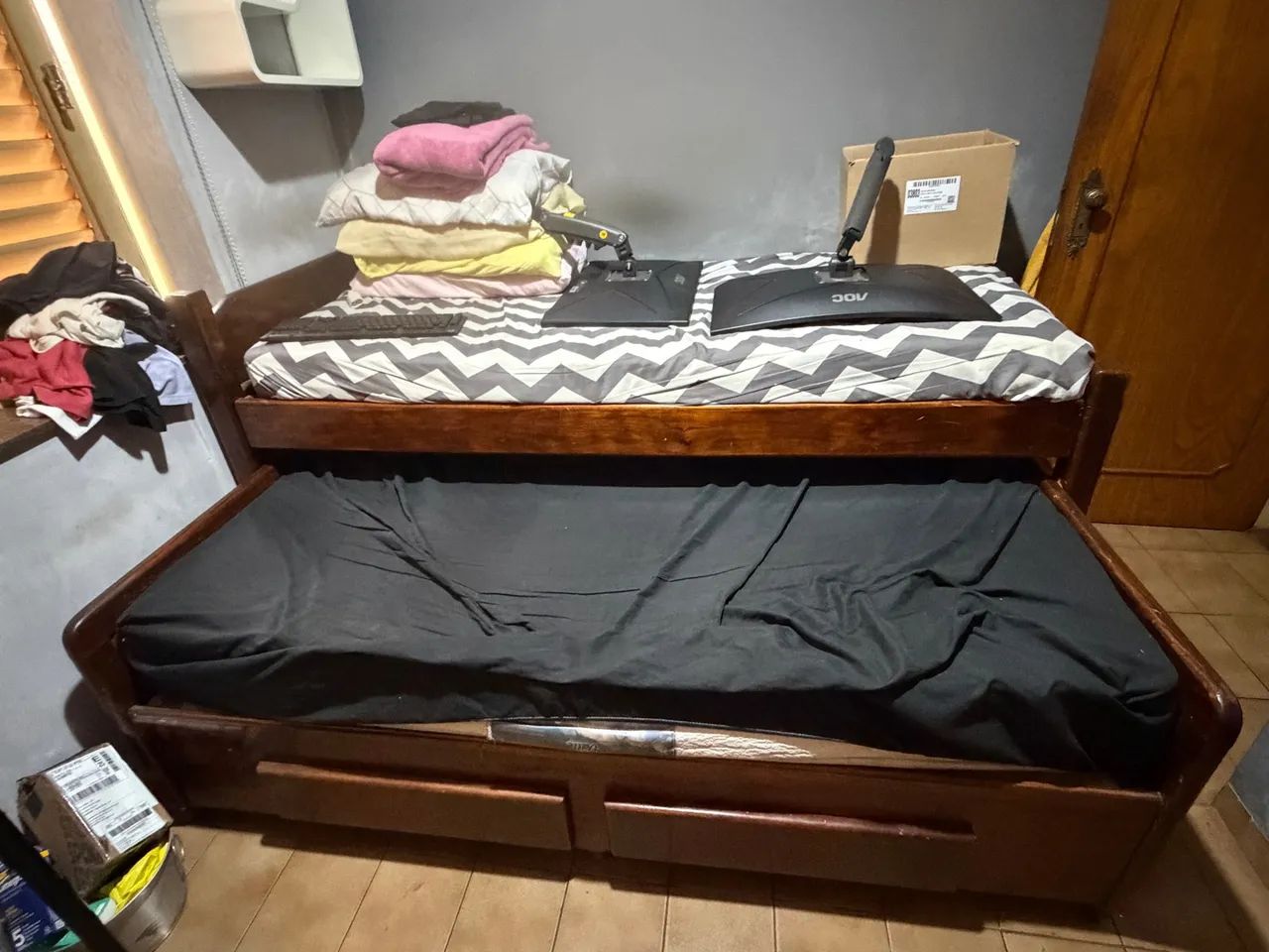 Cama solteiro com cama auxiliar  - Foto 2