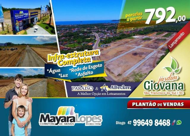 Lotes 250m² - Ubatuba São Francisco do Sul-SC