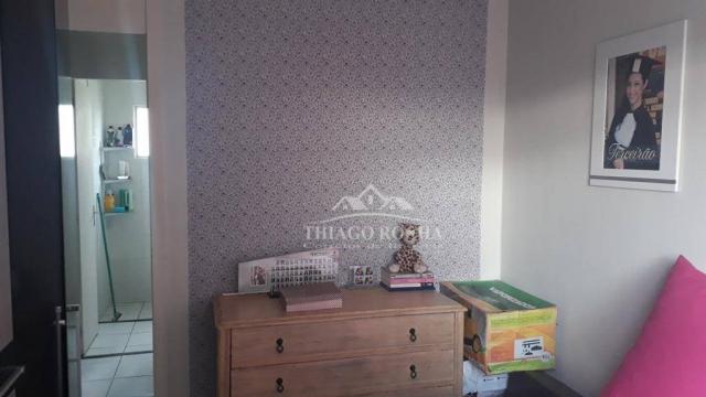 Apartamento 3 quartos, salão de festas com churrasqueira, quadra, bosque e sala de jogos- - Foto 11