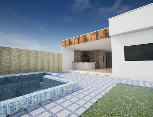 Casa nova 3suítes piscina churrasqueira rua 6Vicente Pires condomínio fechado - Foto 9