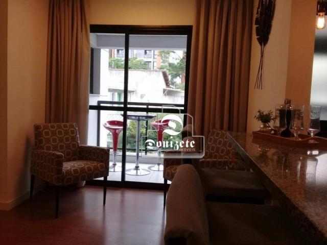 Apartamento à venda, 81 m² por r$ 515.000,00 - jardim - santo andré/sp - Foto 2