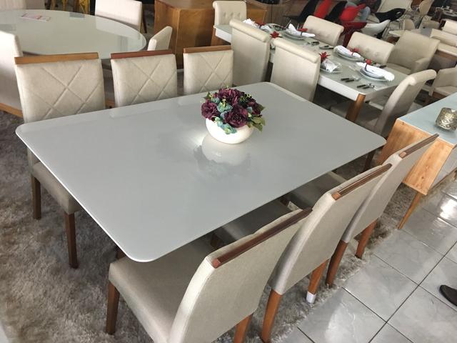 Mesa AZARRO retangular nova completa - Foto 4