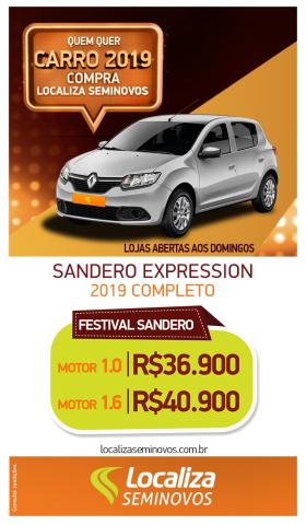 RENAULT SANDERO 2018/2019 1.0 12V SCE FLEX EXPRESSION MANUAL - Foto 3