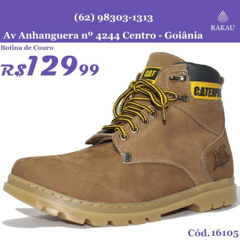 Bota Caterpillar de Couro - Foto 3