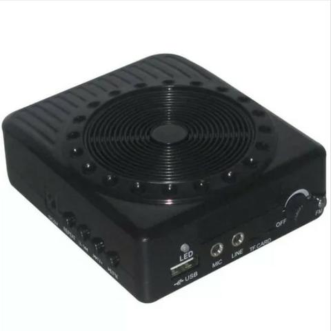 Megafone Portatil Amplificador Kit Professor Com Radio Fm, Microfone E Usb E Sd Recarrega - Foto 5