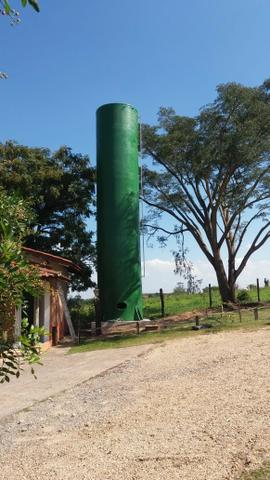 Caixa Dágua 20.000 Ltros Cilindrica em Fibra de Vidro-Ecology