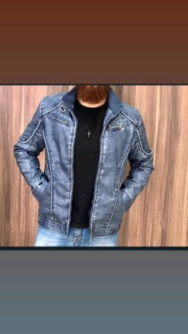 Jaquetas couro masculino p m g gg - Foto 2