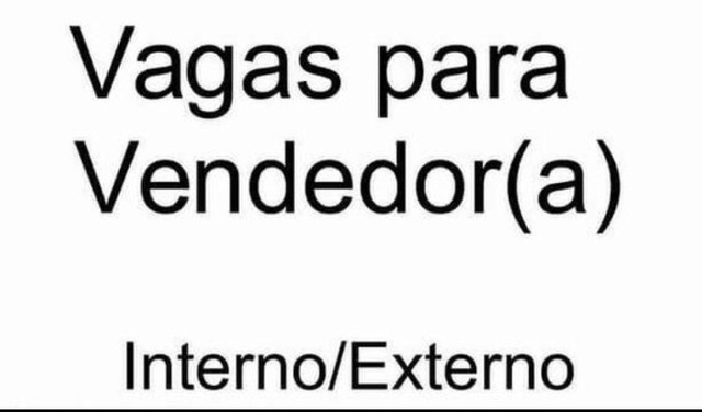 Vagas de emprego