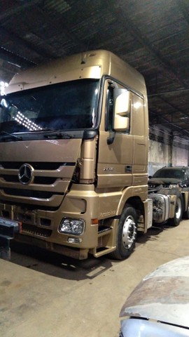 VENDO OU TROCO CAVALO MECÂNICO MB ACTROS 2546 6X4 11/11 AUTOMÁTICO COM BOMBA HIDRÁULICA