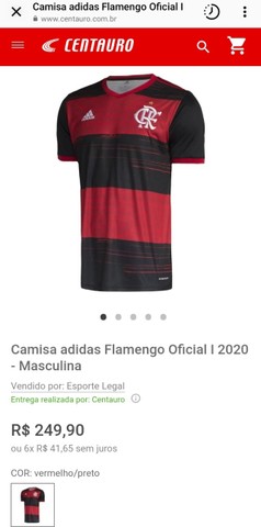camisa adidas flamengo centauro