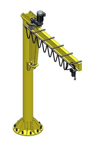 Braco Giratório, Projeto e Fabricação,estrutura  para talha. - Foto 5