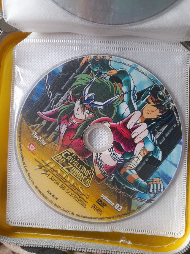 Coleção Cavaleiros do Zodíaco DVD s,30 Originais e 3 não sao - Foto 5