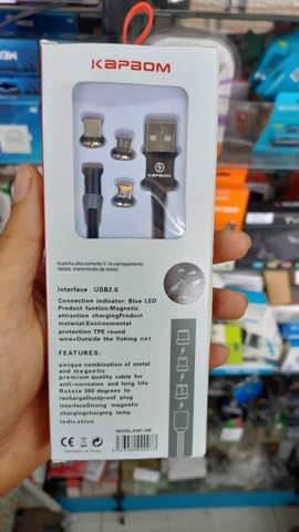 Cabo para carregar celular  3 em 1 Spartan modelo S-25 