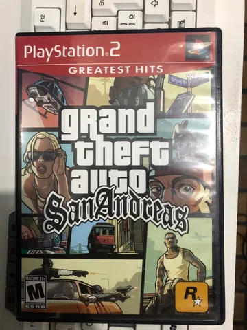 Jogo Grand Theft Auto: San Andreas (Greatest Hits) PS2 novo