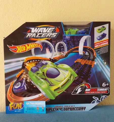 Pista Hot Wheels Wave Racers com 2 Carrinhos Fun em Promoção na