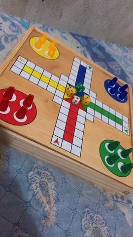 Jogos Ludo Dama e Trilha Pais e Filhos