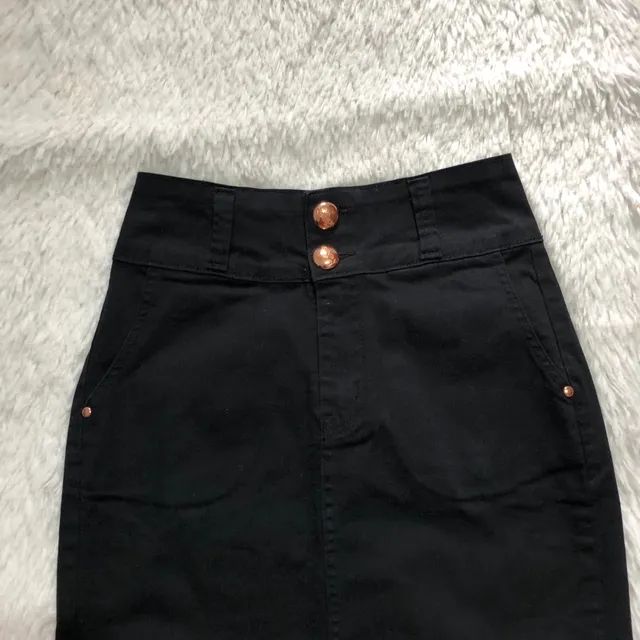 Saia jeans feminina Diva Menina 36 - Foto 2