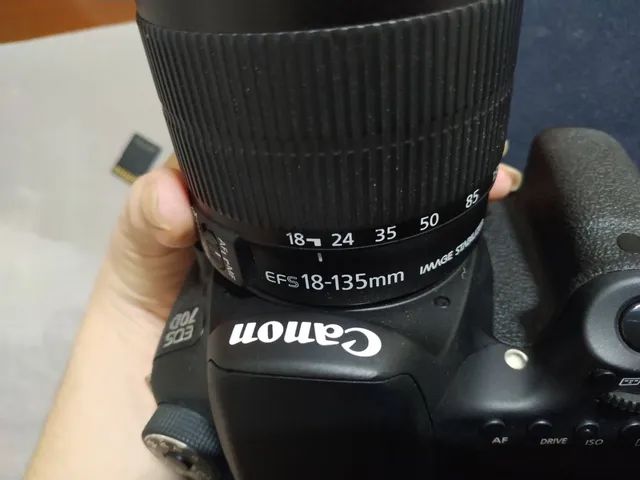 Câmera canon 70D completa R$2.600,00