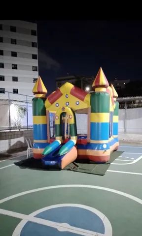 Pula pula Piscina de bolinhas castelo inflavel pipoca e algodão doce  - Foto 2