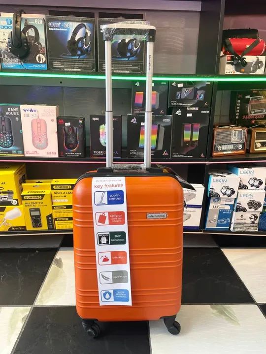 Mala 10kg Bordo Viagem Fibra Rodinha 360graus