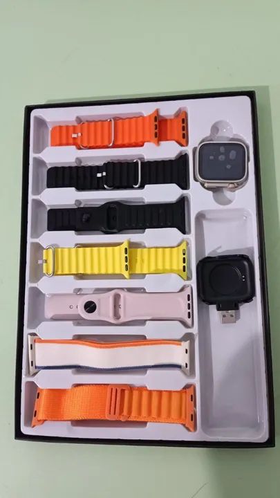Smartwhact s9 ultra 2 com 7 Pulseiras z733 - Foto 2