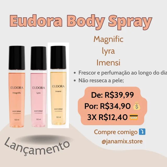 Body Spray Eudora 