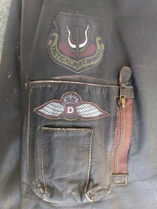 Jaqueta De Couro Francesco Danello Tipo Aviador A-2 - Foto 3
