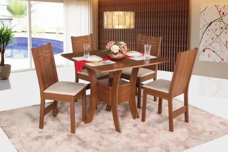 Mesa 4 cadeiras 64596059993218124