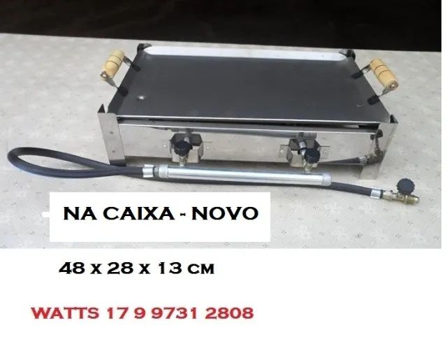 Fogão 02 Bocas com Chapa novo